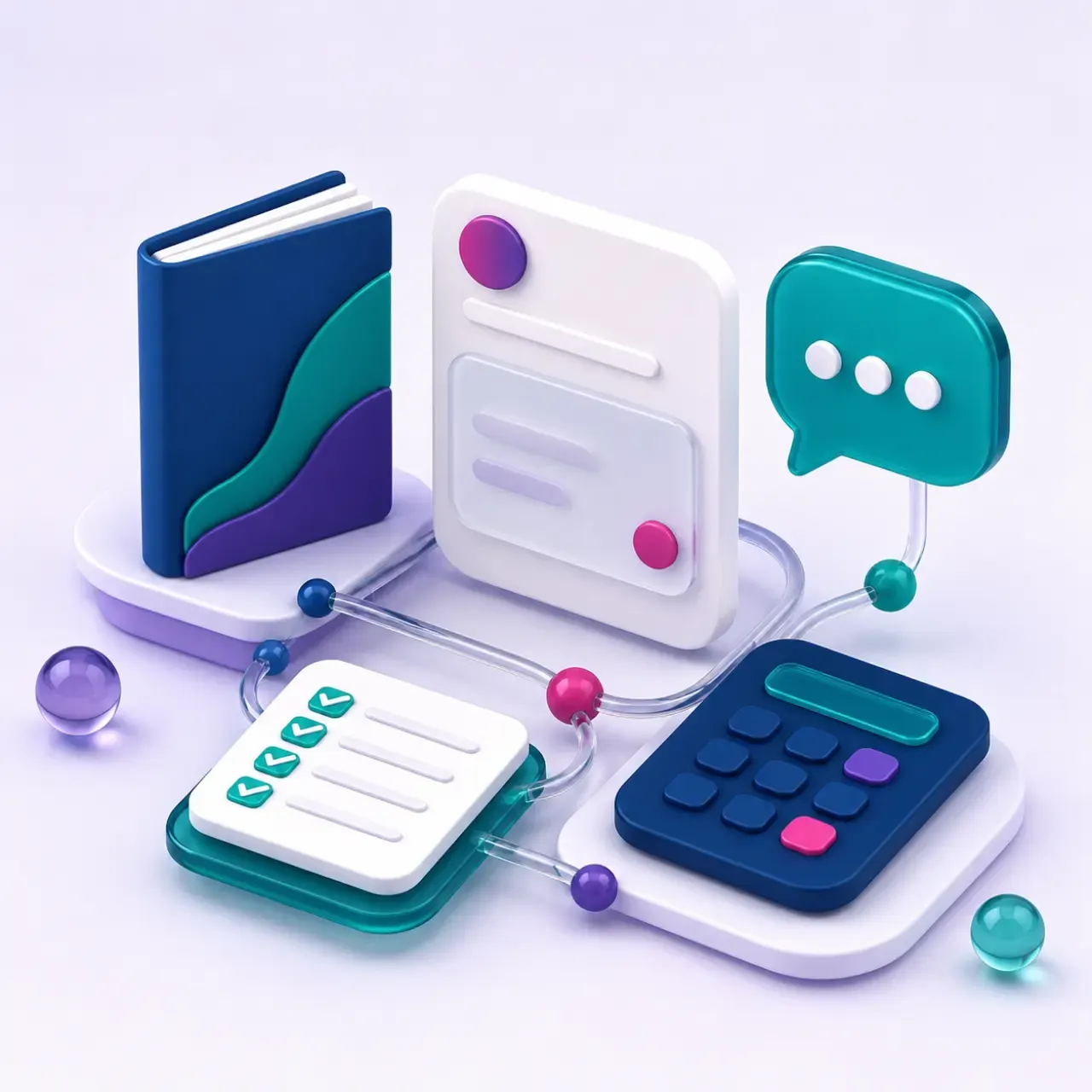 Recursos, mensajes y herramientas conectados para iniciar una conversación con MarqTec